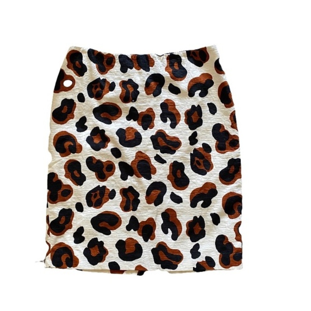 Talbots leopard print pencil skirt size 10
